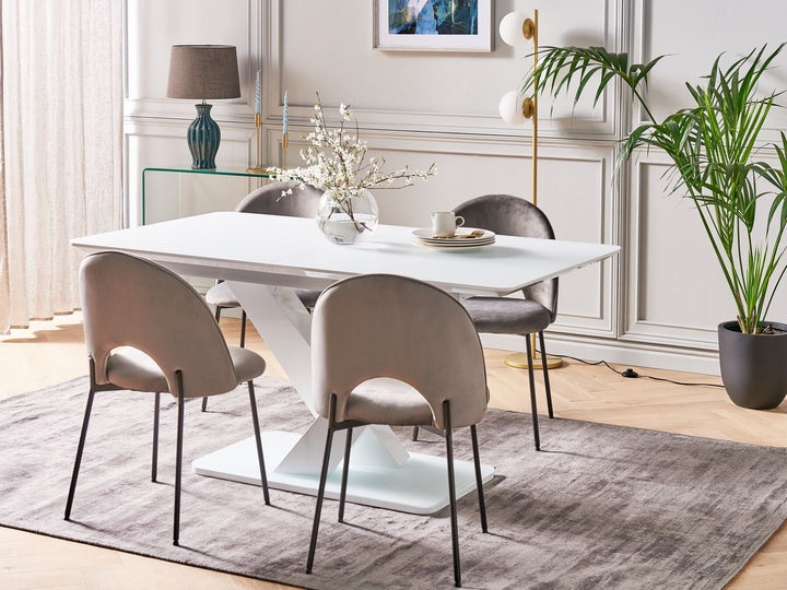 Saltum Extending Dining Table 160/200 x 90 cm White