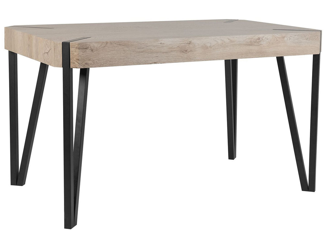 Cambell Dining Table 130 x 80 cm Light Wood