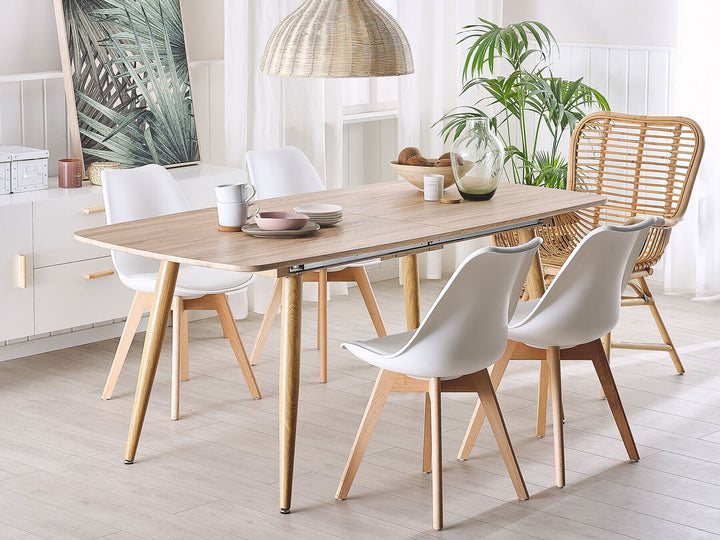 Haga Extending Dining Table 180/210 x 90 cm Light Wood