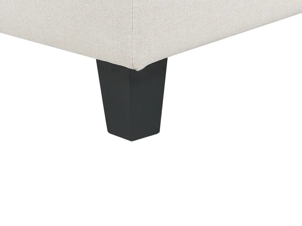 Modular Corner Sofa 4 Seater Fabric Light Beige Left Hand Turella
