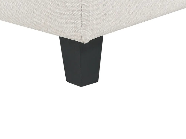 Modular Corner Sofa 4 Seater Fabric Light Beige Left Hand Turella