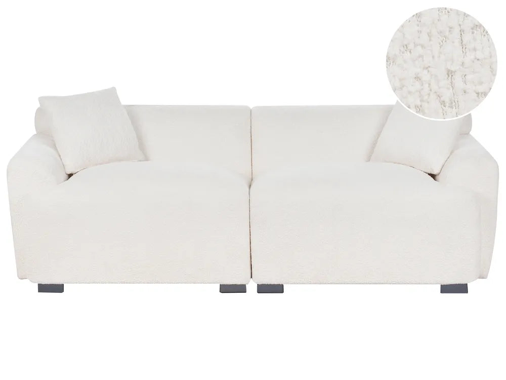 Sofa 3 Seater Boucle Off-White Bosworth
