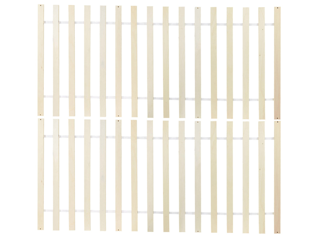 Bed Pine Wood 140 x 200 cm (EU Double) Light Brown Hilja