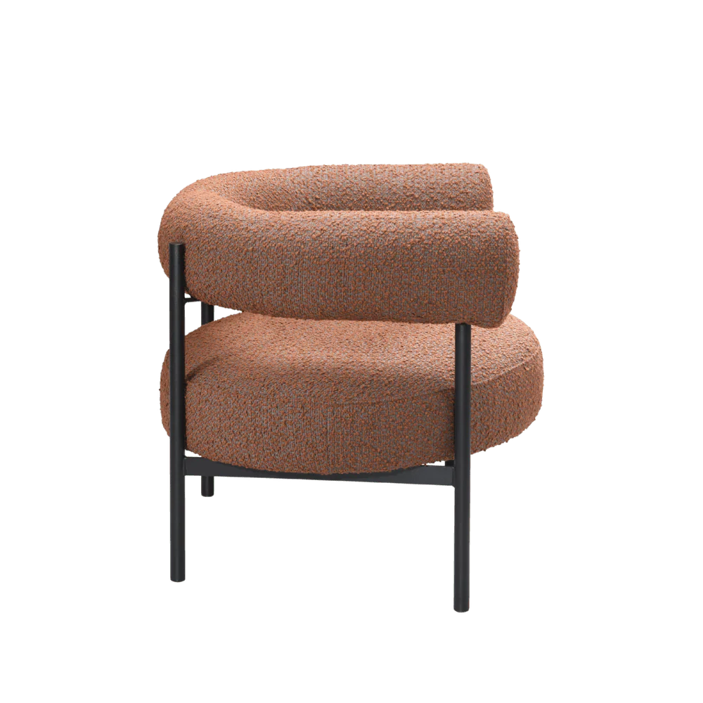 Eclipse Occasional Chair - Burnt Orange