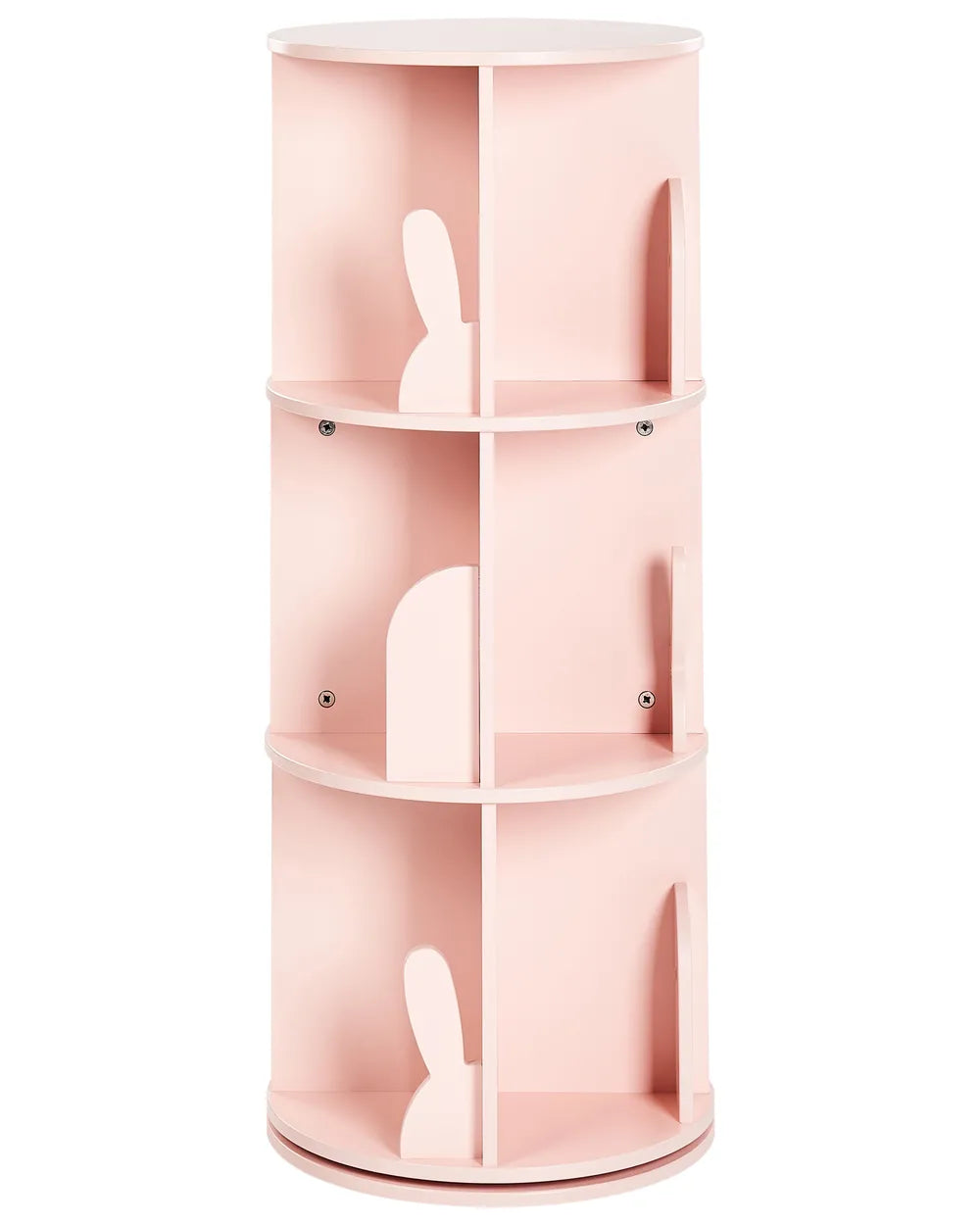Rotating Bookshelf 94 cm Pastel Pink Aurey