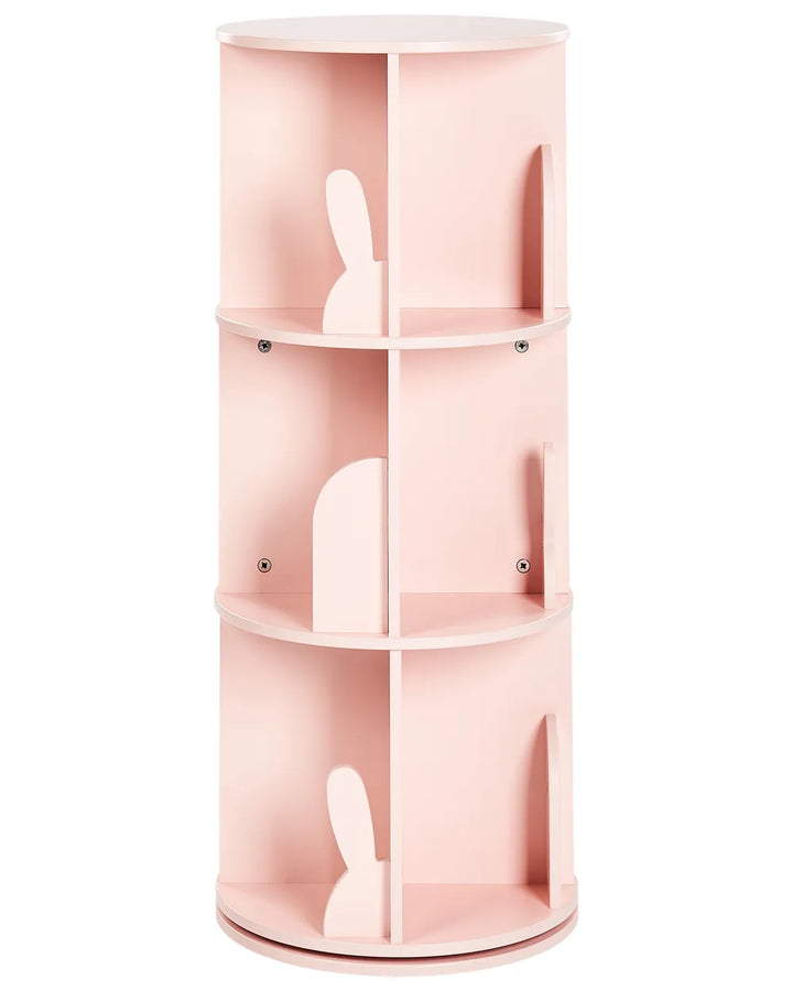 Rotating Bookshelf 94 cm Pastel Pink Aurey
