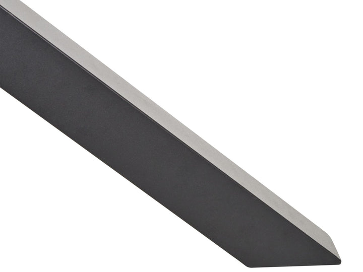 Malleto Garden Dining Table  120 cm 120 cm Glass Black