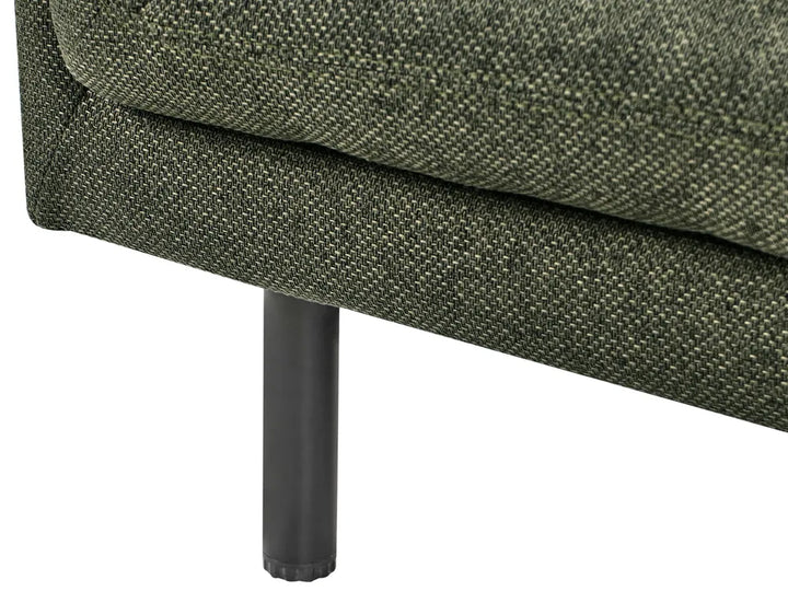 Sofa 3 Seater Fabric Dark Green Gilardo