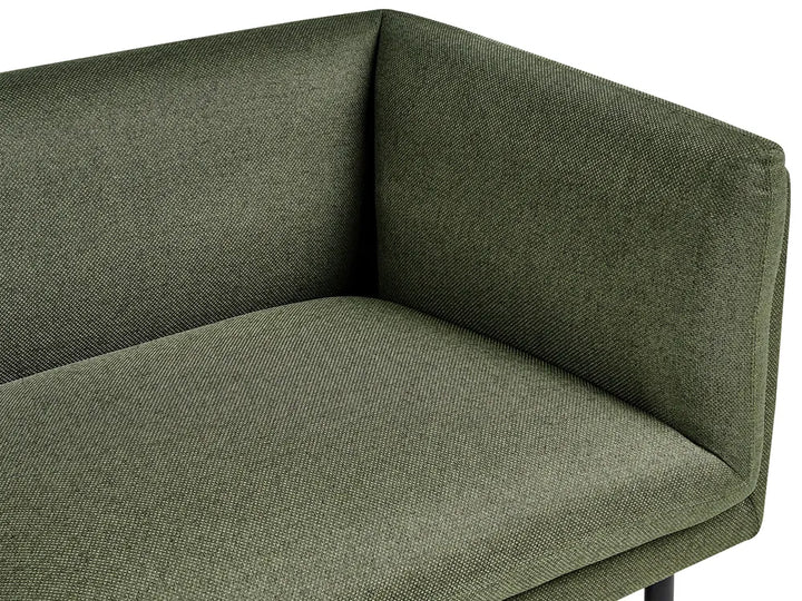 Sofa 3 Seater Fabric Dark Green Gilardo