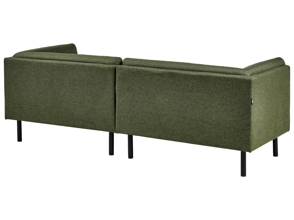 Sofa 3 Seater Fabric Dark Green Gilardo