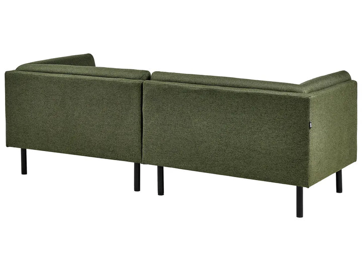Sofa 3 Seater Fabric Dark Green Gilardo