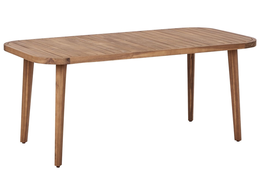 Paraggi Garden Dining Table 180 cm 90 cm Certified Acacia Wood Brown