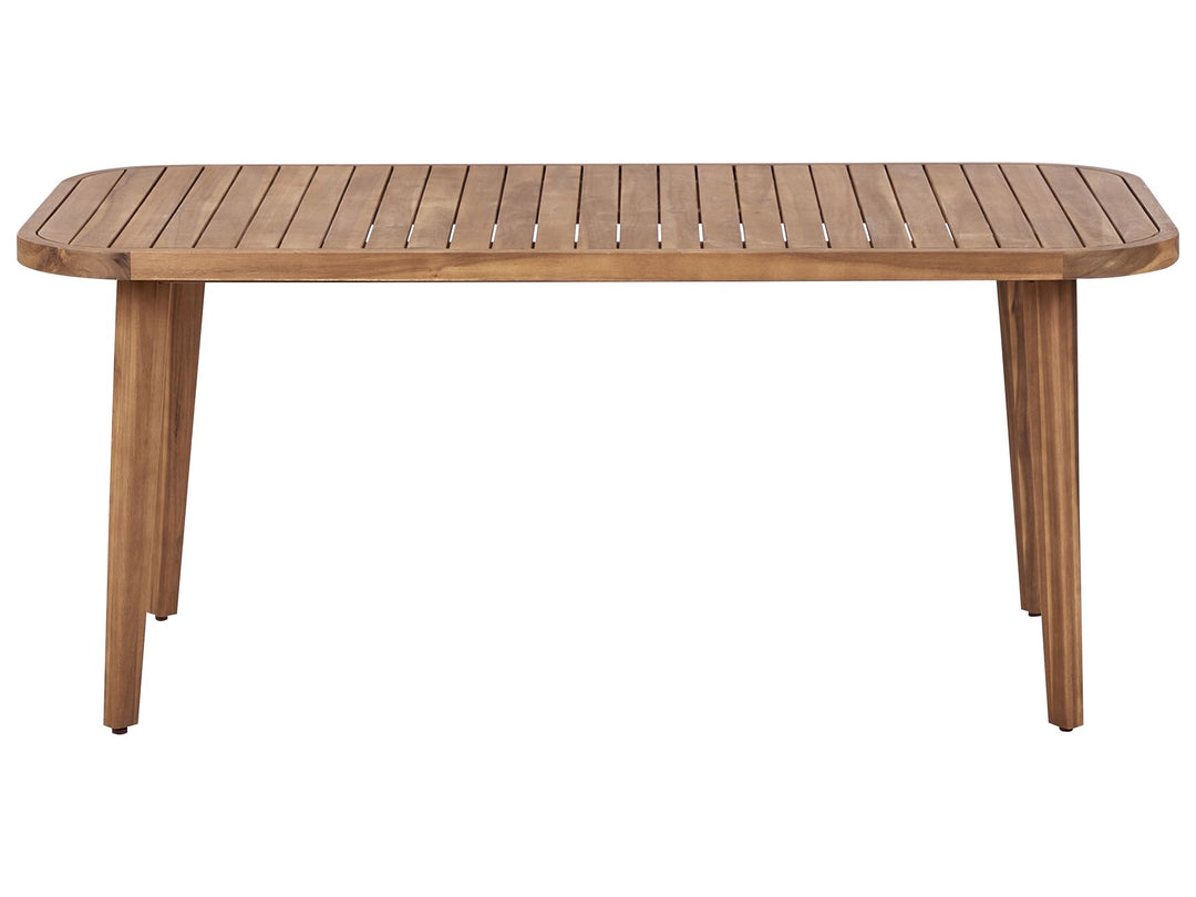 Paraggi Garden Dining Table 180 cm 90 cm Certified Acacia Wood Brown