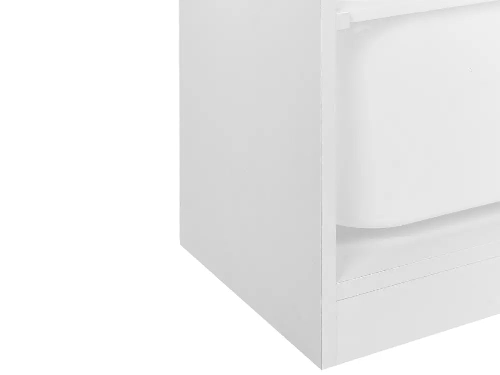 Shelf with 6 Storage Boxes White Kirklyn