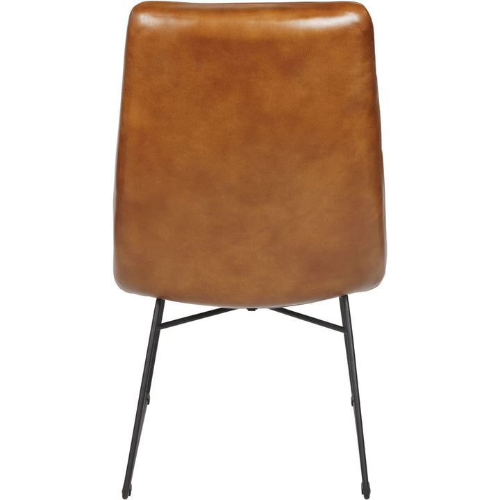 Libra Arthur Cognac Leather Dining Chair