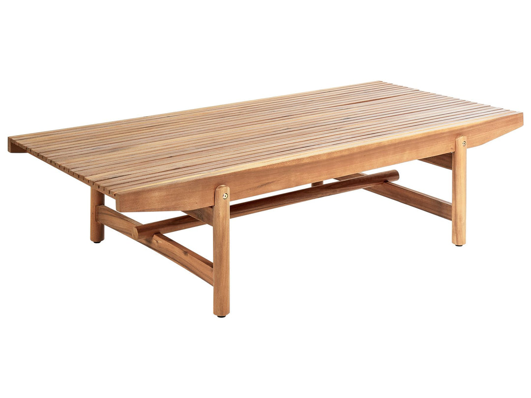 Giaveno Garden Coffee Table 145 cm 79 cm Acacia Wood Brown