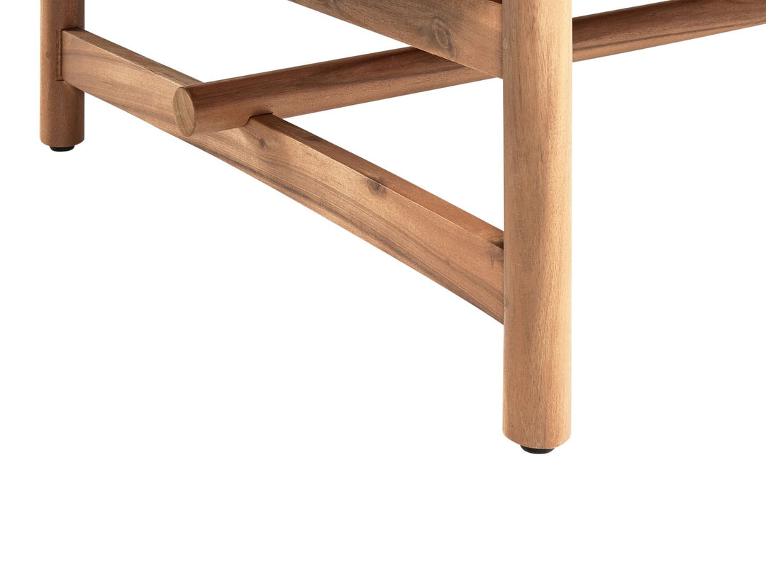 Giaveno Garden Coffee Table 145 cm 79 cm Acacia Wood Brown