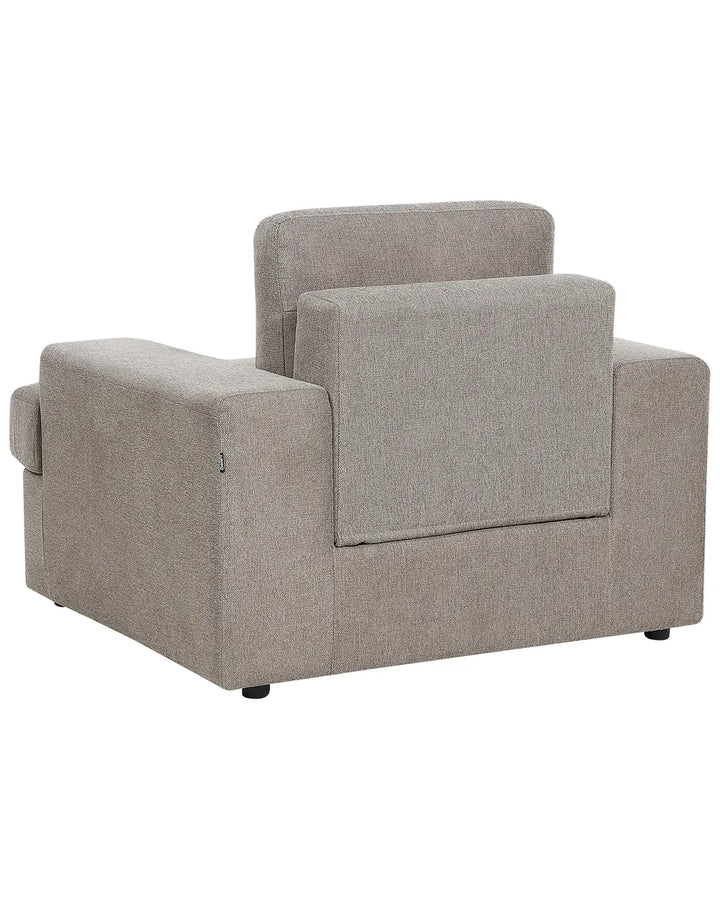 Armchair Fabric Taupe Milnor