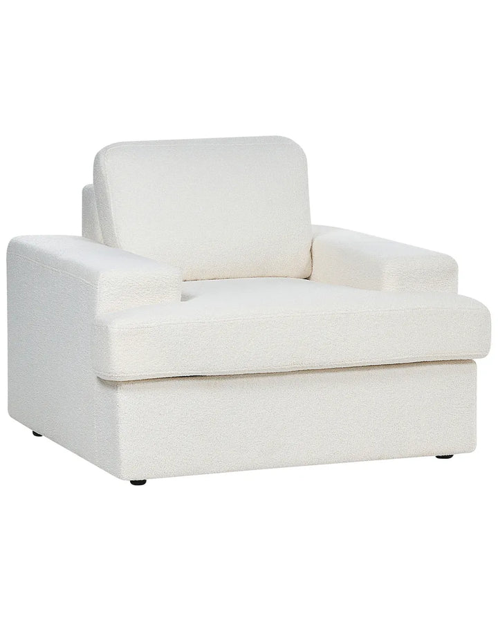 Armchair Boucle Off-White Milnor