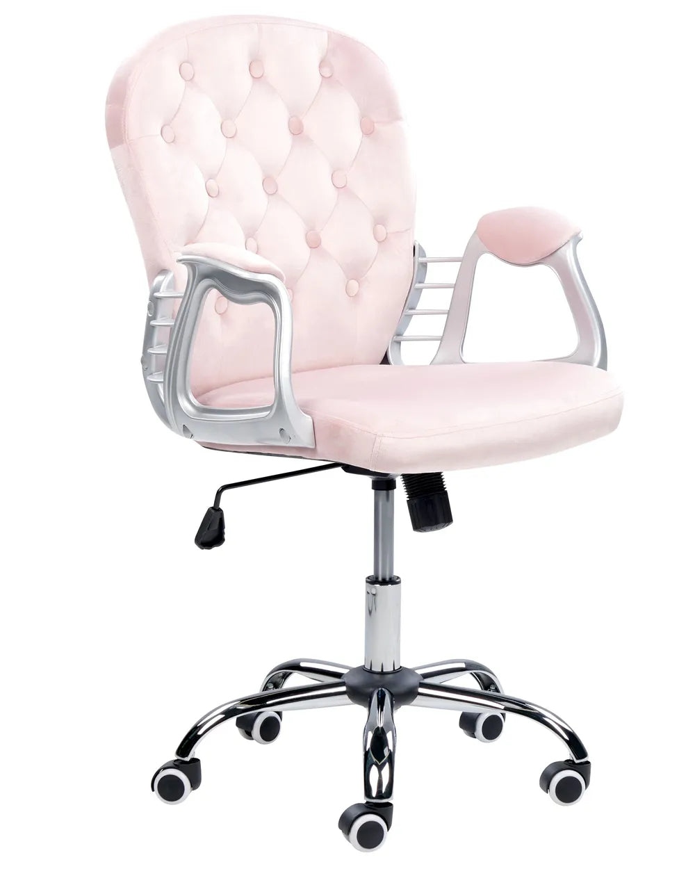 Desk Chair Velvet Pastel Pink Neeya