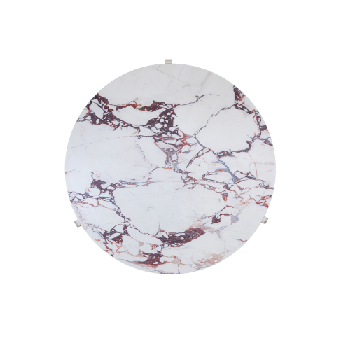 Halo White Marble Effect Coffee Table