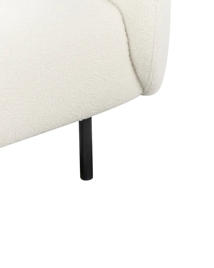 Armchair Boucle White Liam