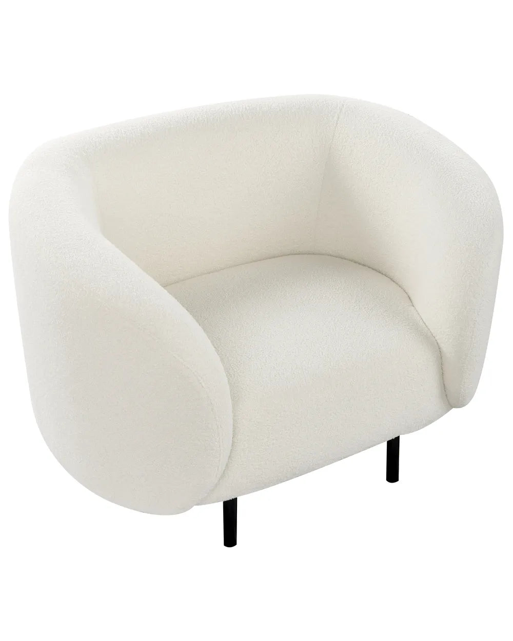Armchair Boucle White Liam