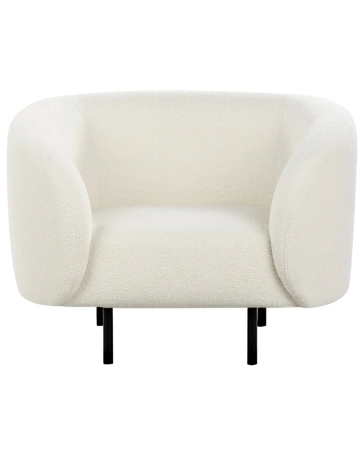 Armchair Boucle White Liam