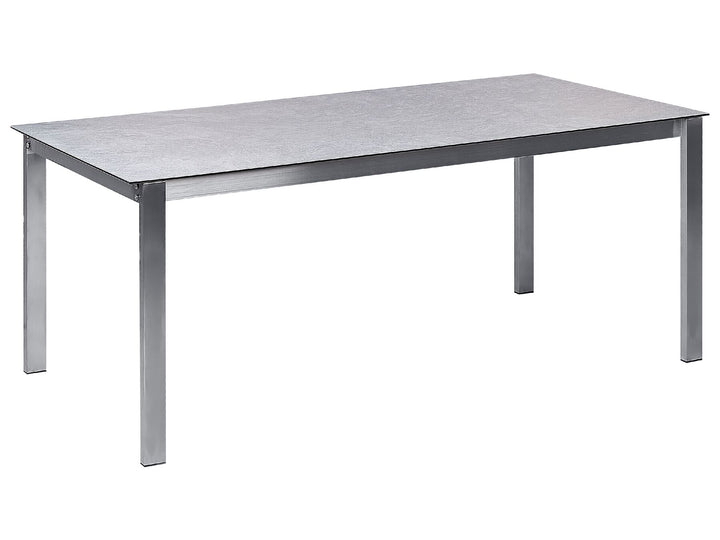 Cosoleto Garden Dining Table 180 cm 90 cm Glass Grey