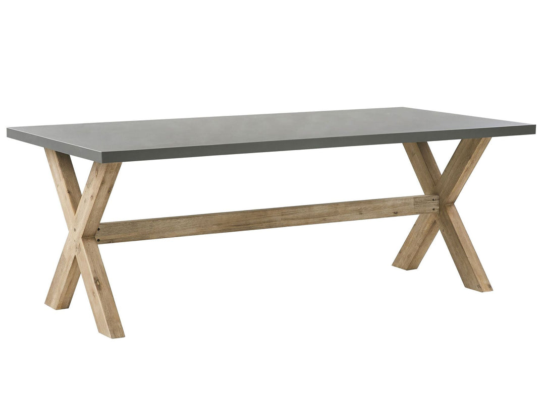 Olbia Garden Dining Table 200 cm 100 cm Concrete Grey