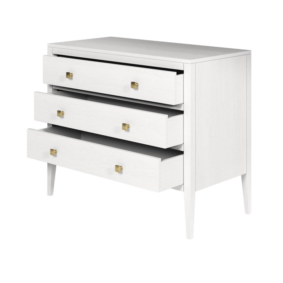 D.I.Designs Radford 3 Drawer White