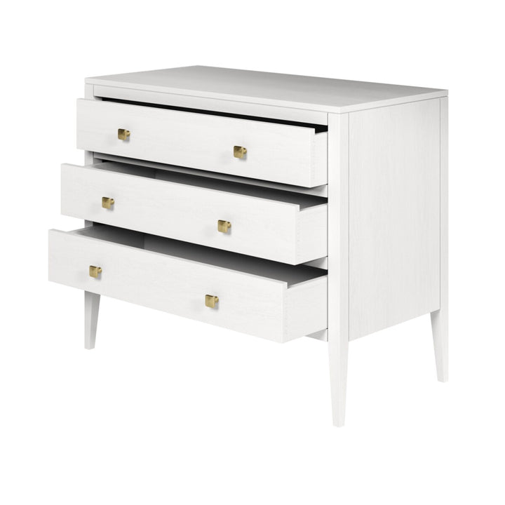 D.I.Designs Radford 3 Drawer White