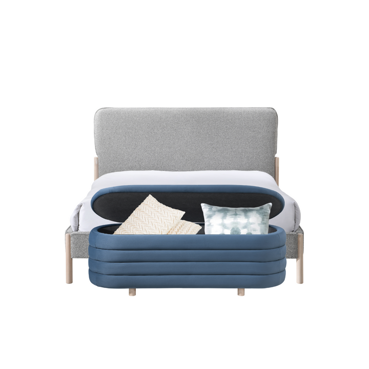 Cove Double Beds in Grey