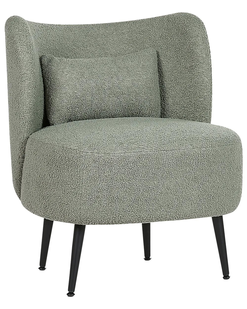 Armchair Boucle Light Green Skye