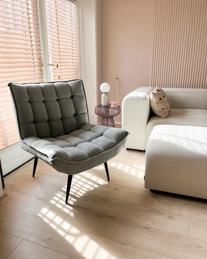 Armchair Fabric Mint Green Kronos