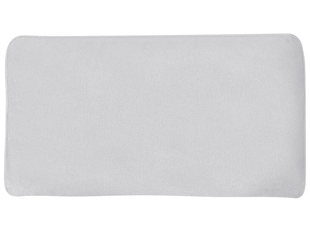 Sofa 3 Seater Fabric Light Grey Chanet