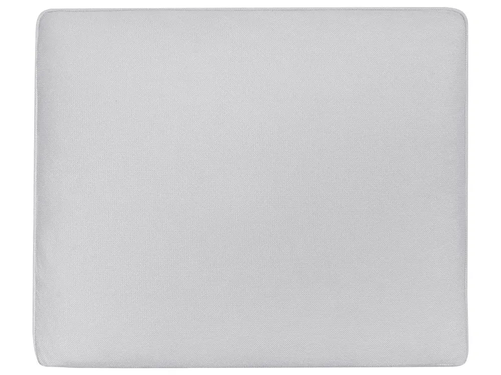 Sofa 3 Seater Fabric Light Grey Chanet