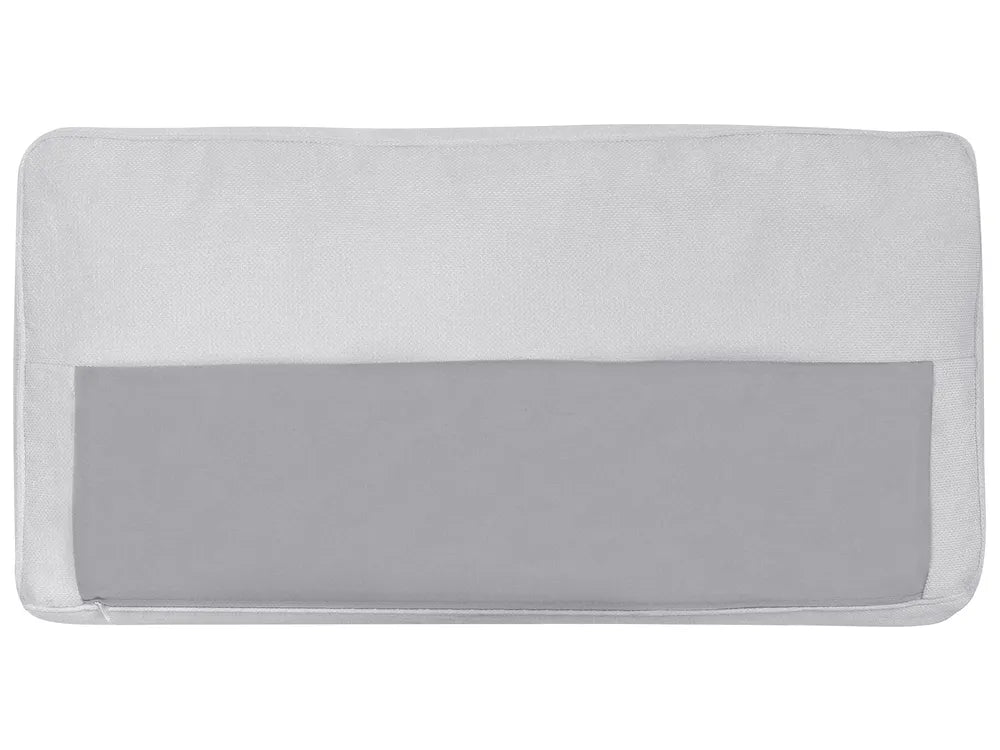 Sofa 3 Seater Fabric Light Grey Chanet