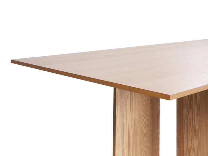 Dining Table 200 x 100 cm Light Wood Corail