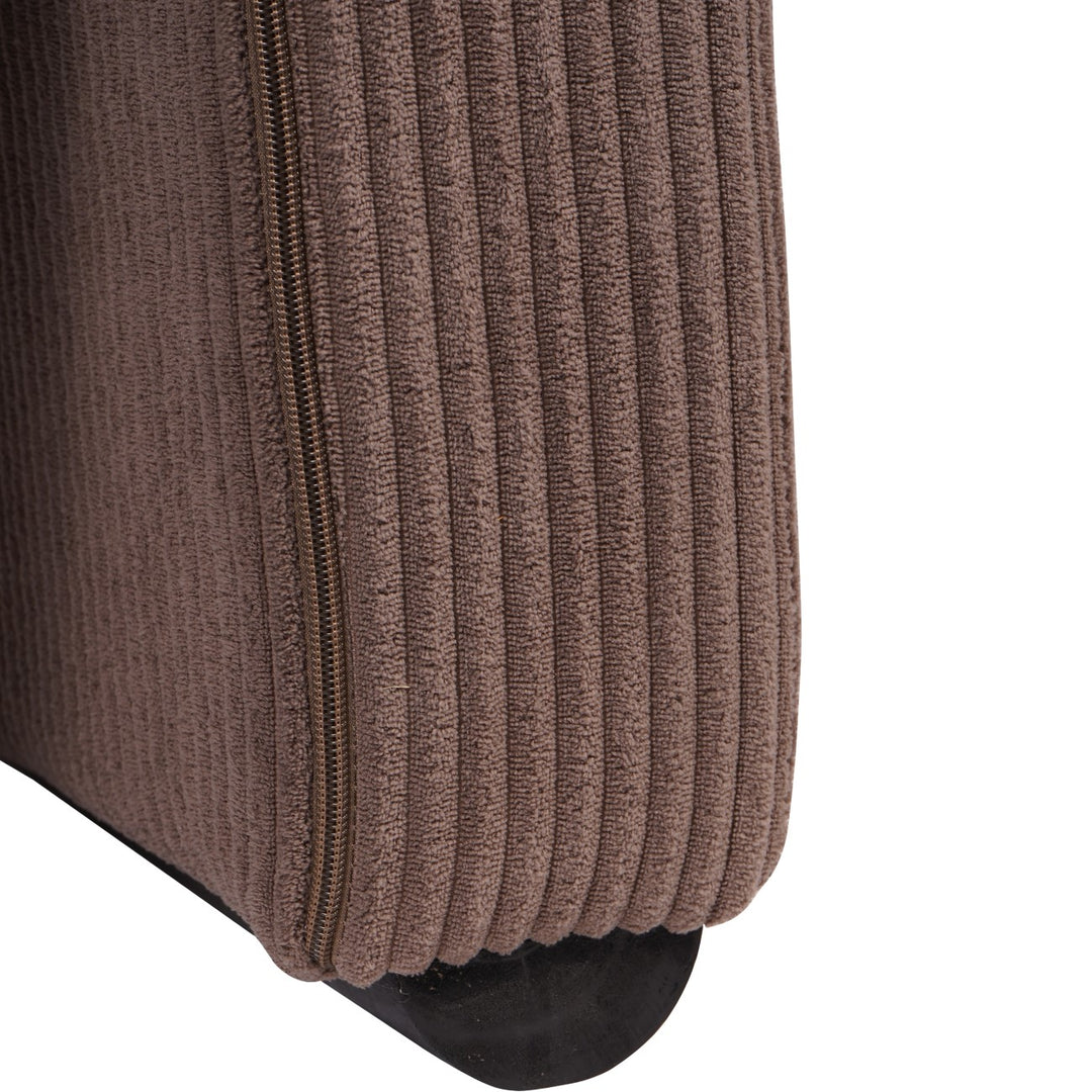 Libra Ellis Mid Brown Fabric Accent Chair