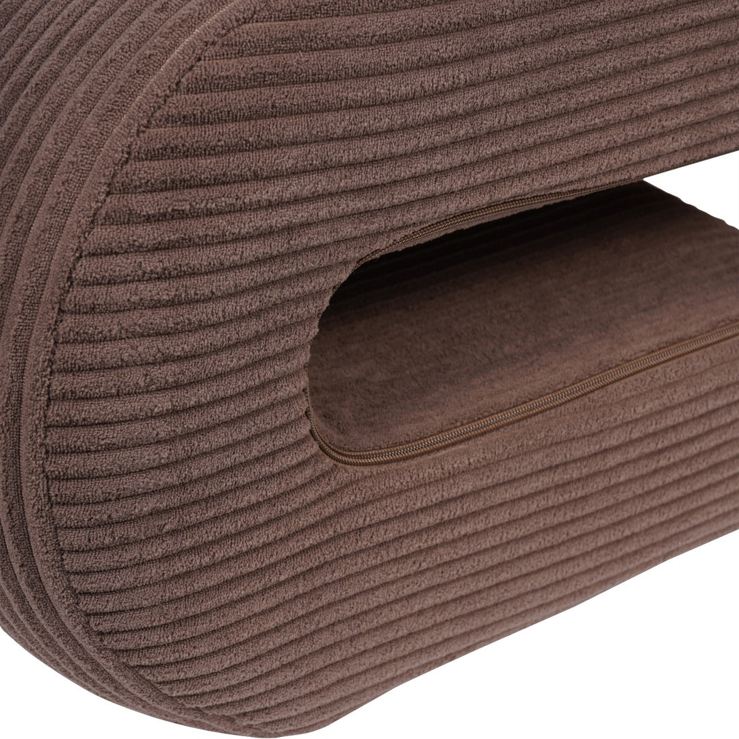 Libra Ellis Mid Brown Fabric Accent Chair