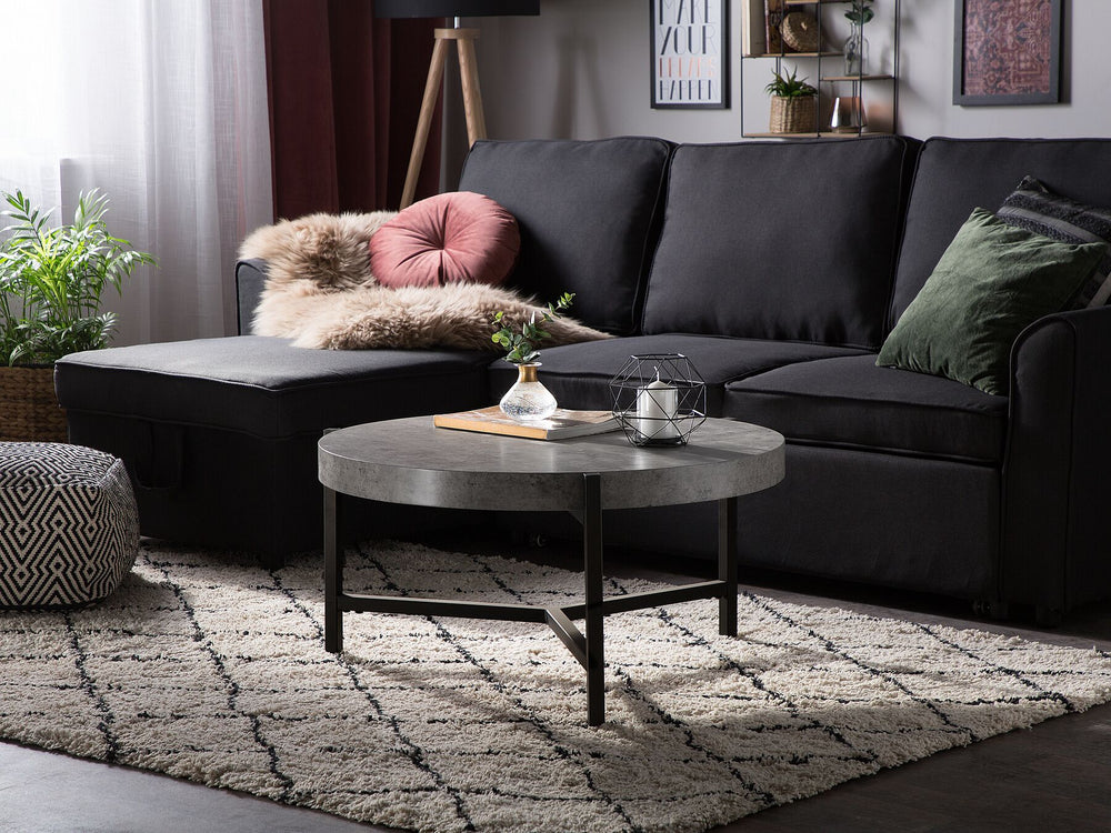 Coffee Table Concrete Effect BONITA