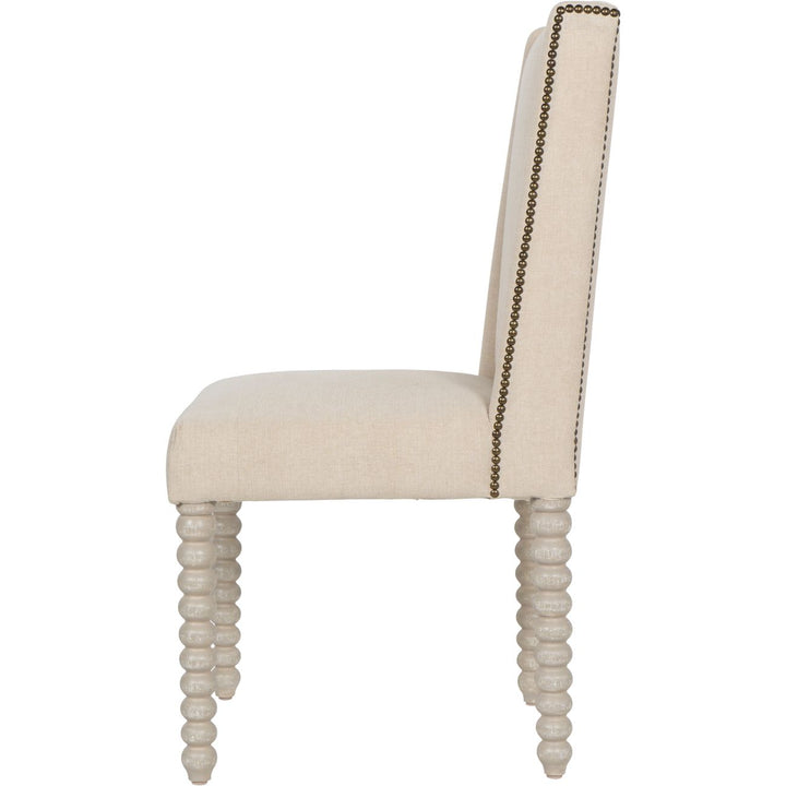 Libra Barnabus Ivory Fabric Dining Chair