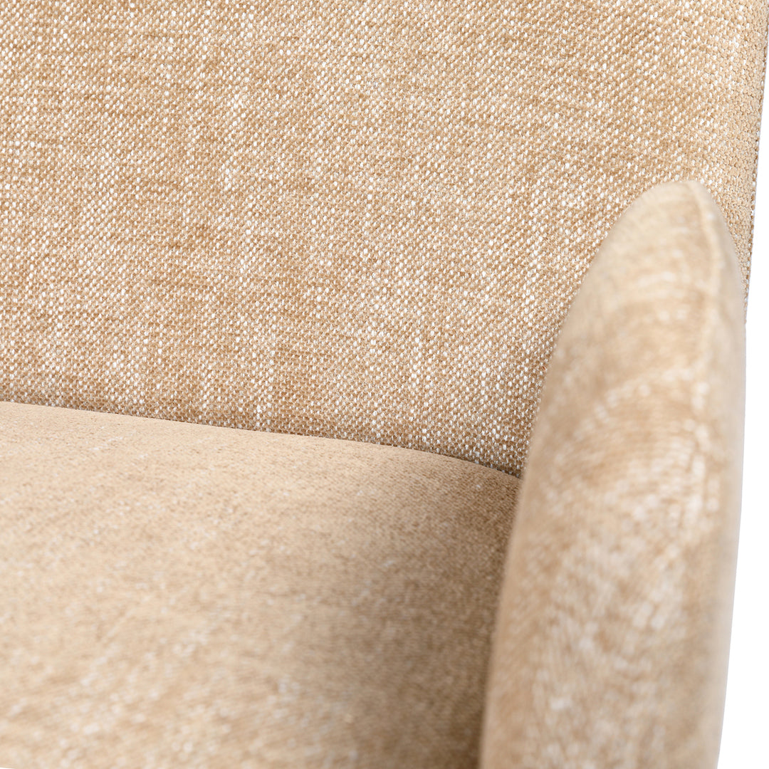 Libra Eska Beige Fabric Dining Armchair