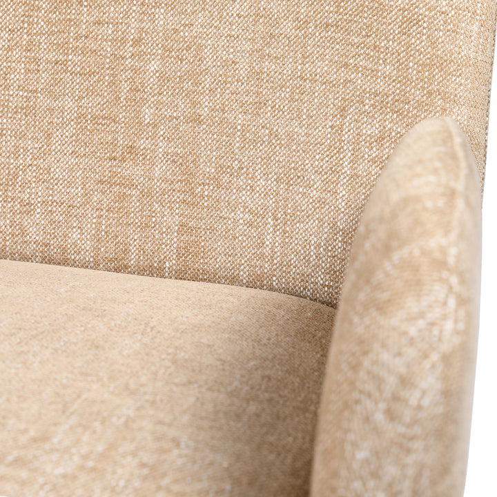 Libra Eska Beige Fabric Dining Armchair