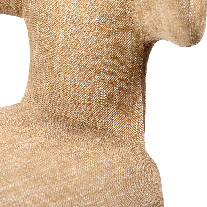 Libra Pair of Milo Beige Fabric Dining Chair