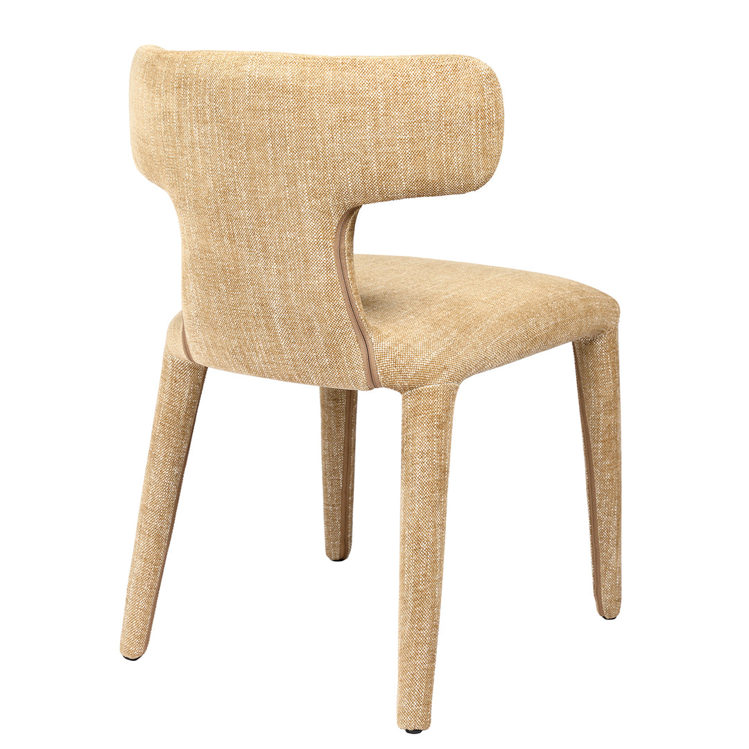 Libra Pair of Milo Beige Fabric Dining Chair