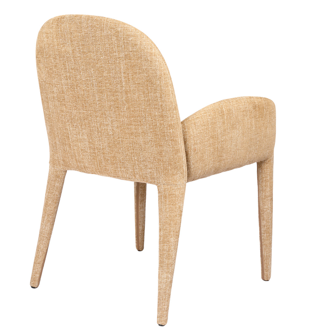 Libra Eska Beige Fabric Dining Armchair