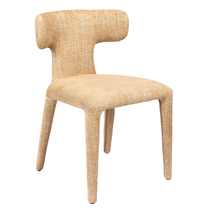 Libra Pair of Milo Beige Fabric Dining Chair