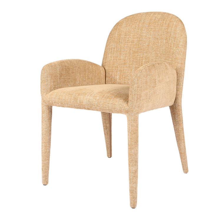 Libra Eska Beige Fabric Dining Armchair